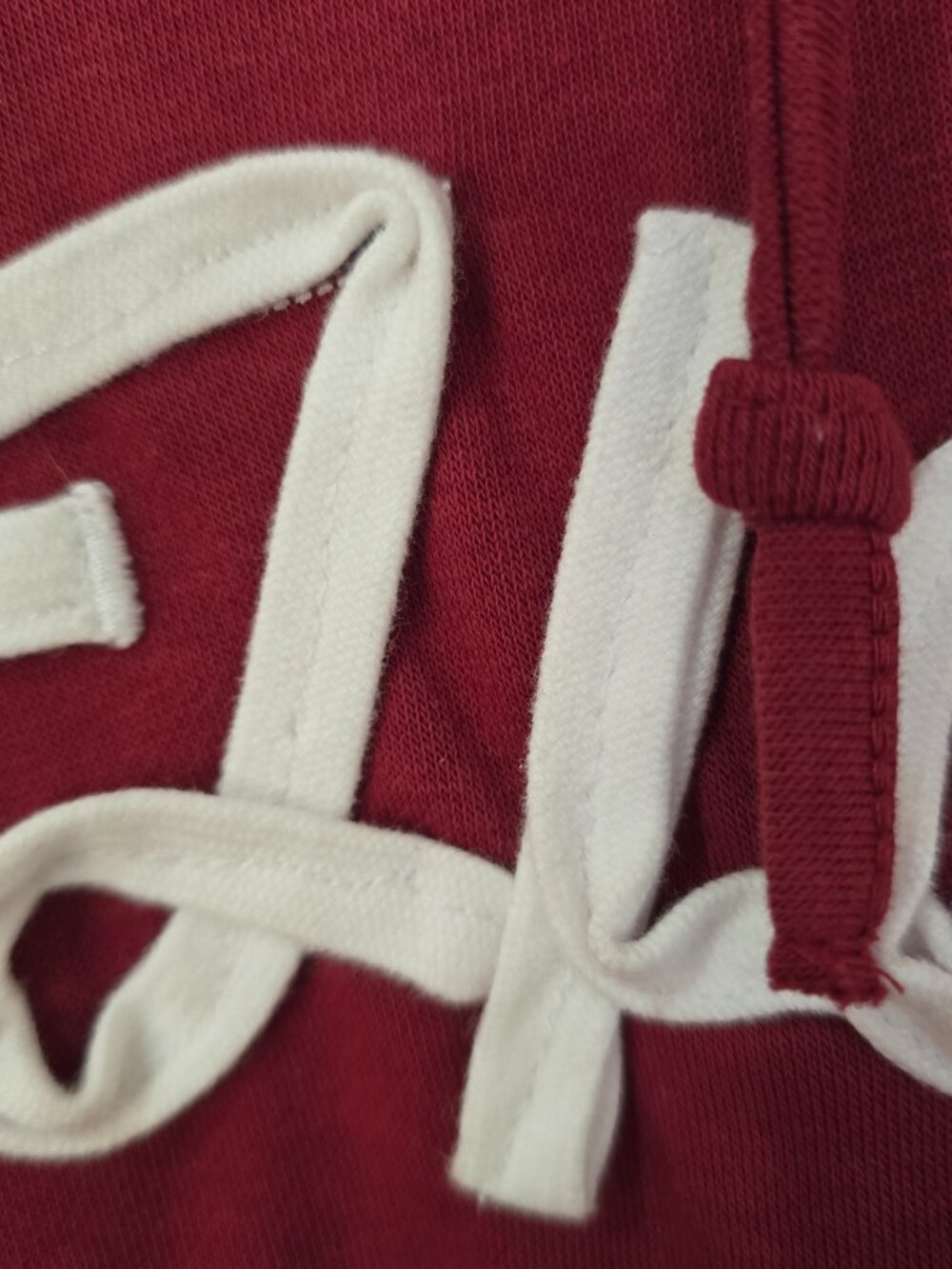 Virginia Tech Hokies Women's Captivating Lightweight Hoodie Curved Hem Maroon Lg - Picture 4 of 7